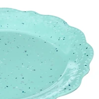 The Pioneer Woman Juliette Assiette à salade en mélamine Bleu sarcelle 8.7"