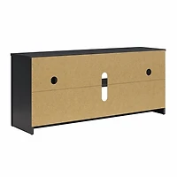 Mainstays Parsons TV Stand for TVs up to 50", Black Wood