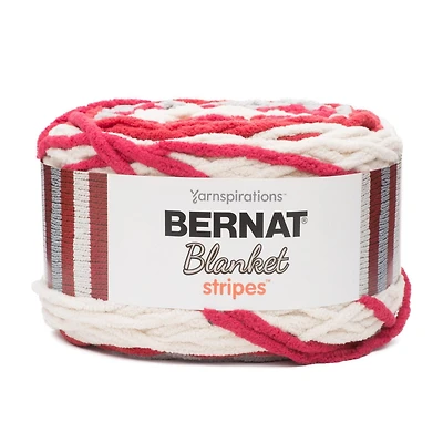 Bernat® Fil Cover Stripes™, Polyester #6 Super Volumineux, 10,5oz/300g, 220 Yards