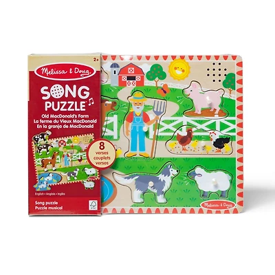Melissa & Doug Casse-tête sonore de la ferme Old MacDonald