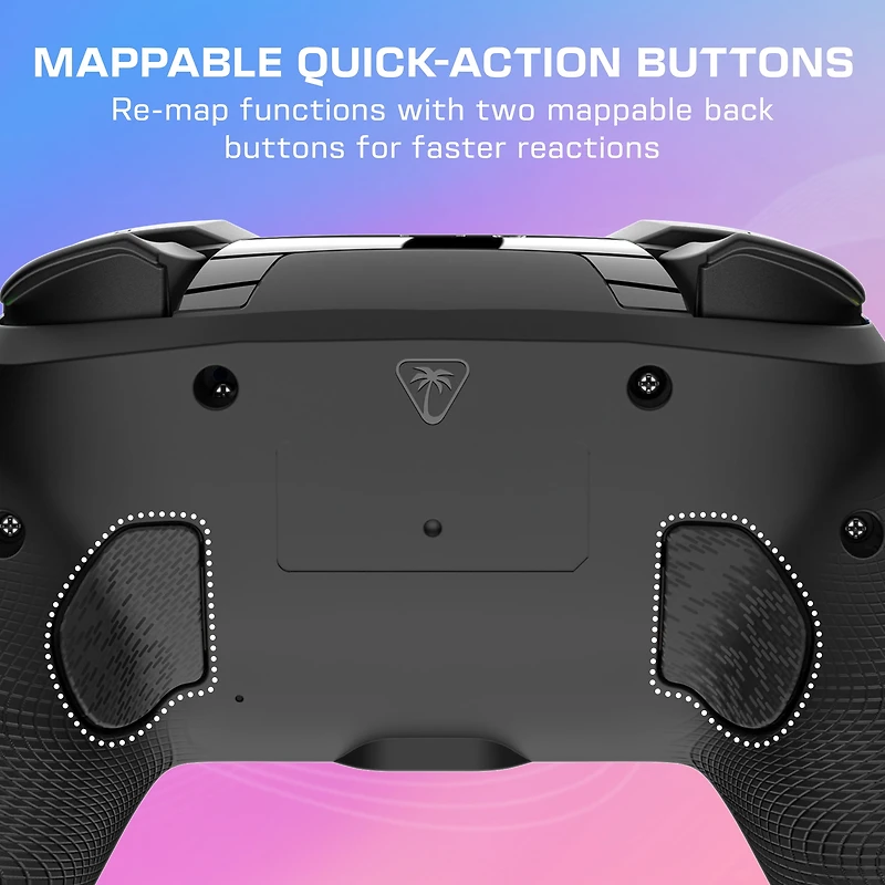 Turtle Beach Afterglow Wave Wireless RGB Gaming Controller (Black) - Officially Licensed for Nintendo Switch 2, Nintendo Switch - Customizable Lighting, TMR Sticks, RBG