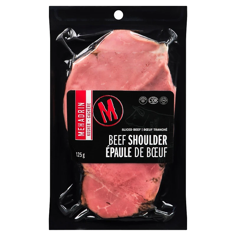 Pastrami au bœuf tranché Mehadrin 125g