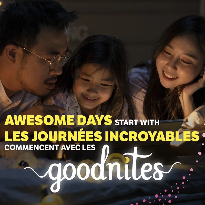 Sous-vêtements de nuit Goodnites pour filles,  Giga Pack, Taille XS - XXL | 44-24 Sous-Vêtements Taille XS - XXL | 44-24 Sous-Vêtements