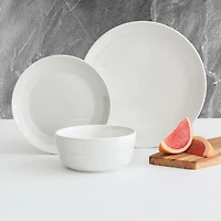 Safdie & Co. Ensemble De Vaisselle 12 Pièces Porcelaine Allure