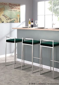 Fuji Contemporary Barstool by LumiSource