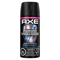 Désodorisant pour une protection contre les odeurs, AXE Planche à Roulettes et Roses Fraîches Bois de Cèdre & Rose, 113g 113 g Atomiseur corporel