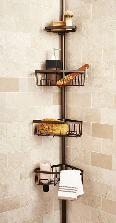 era Neil Shower Pole Caddy Classic Oil Rub