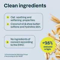 ATTITUDE oatmeal sensitive natural, Déodorant Sans Plastique, Sans odeur, 85 g