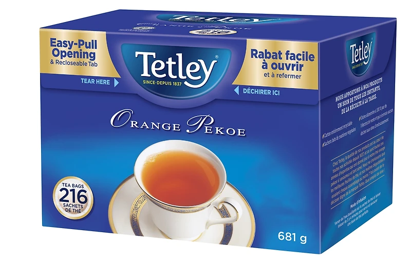 Tetley Orange Pekoe Tea 216ct TETLEY ORPE 216CT - FRENCH
