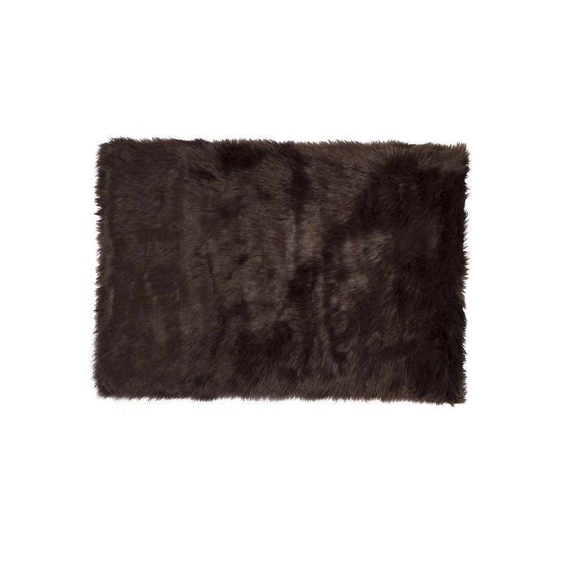 Tapis Hudson En Fausse Fourrure De Mouton H-Luxe