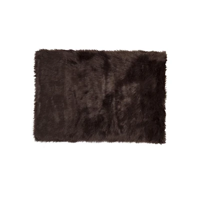 Tapis Hudson En Fausse Fourrure De Mouton H-Luxe