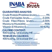 INABA Churu Bouillon pour chats. Pack de variétés de poulet et de thon Recette de poulet (3) et recette de poulet et de thon (2) Bouillon soyeux avec sachet de plat d’accompagnement de poulet déchique