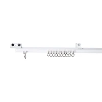 Mainstays Mounting Brackets for IBeam Curtain Rod Set, Set of 2, White