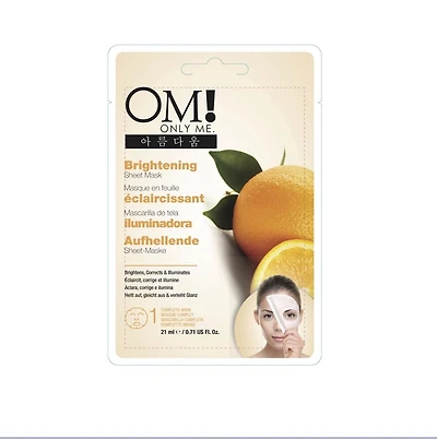 OnlyMe! Brightening Sheet Mask, Brightens, Corrects