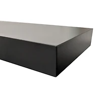 Hometrends 35 inch Floating Shelf Black, 35" Black Floating Shelf