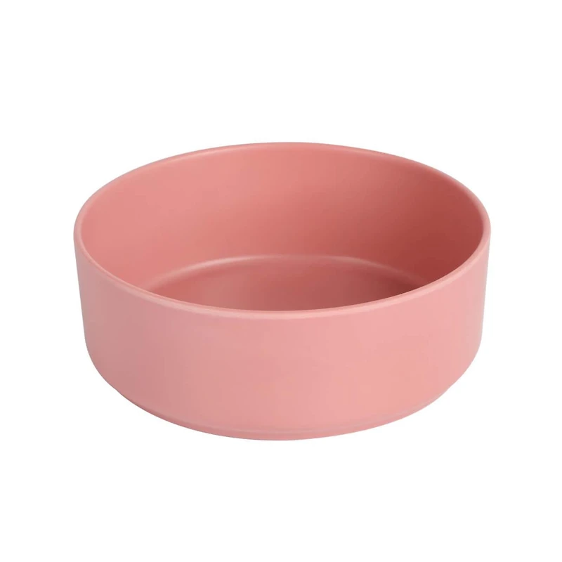 Gibson Home Canyon Crest 12 Piece Melamine Dinnerware Set, Rose Matte Finish