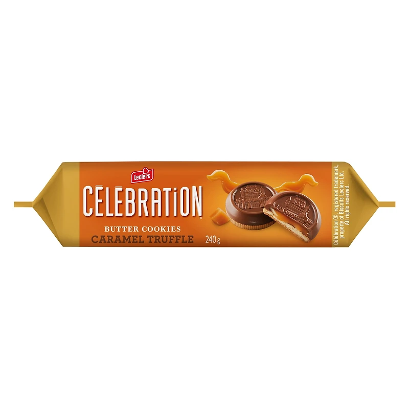 BISCUIT CHOC. LAIT.TRUFF. CARA. 240G EACH BOX
