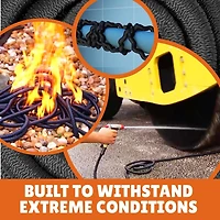 Xhose Garden Hose Expandable Hose Dac-5 Ultra Durable Garden Hose 75' Black