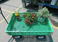 Millside Garden crate plastic 30" x 46" wagon
