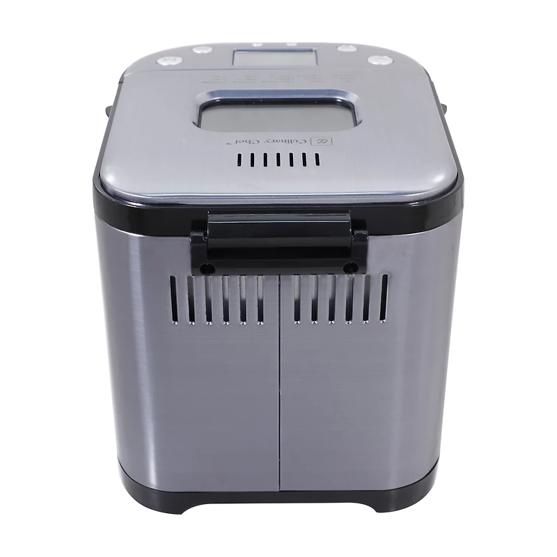 Culinary Chef 15-Program Bread Maker - Stainless Steel Black