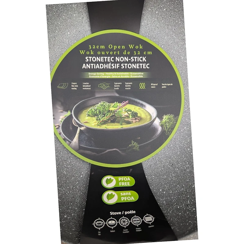 Kitchen Star 32 CM WOK 32 CM Wok antiadhésif