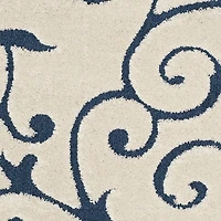 SAFAVIEH Florida Douglas Floral Vines Shag Area Rug