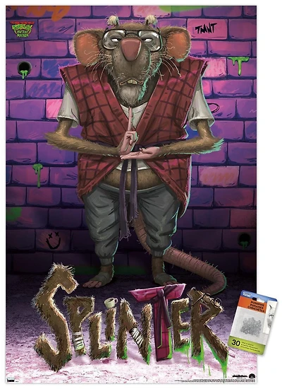 Teenage Mutant Ninja Turtles: Mutant Mayhem - Splinter Wall Poster, 22.375" x 34"
