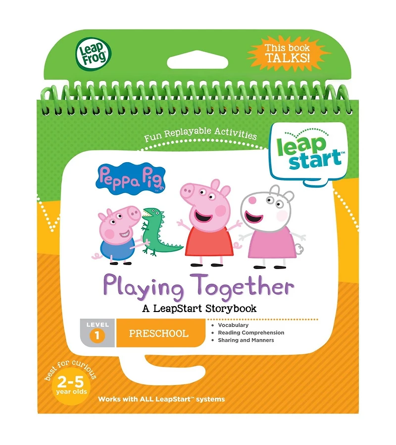 LeapFrog LeapStart Peppa Pig, jouons ensemble - livre de contes - Version anglaise Peppa Pig jouons ensemble