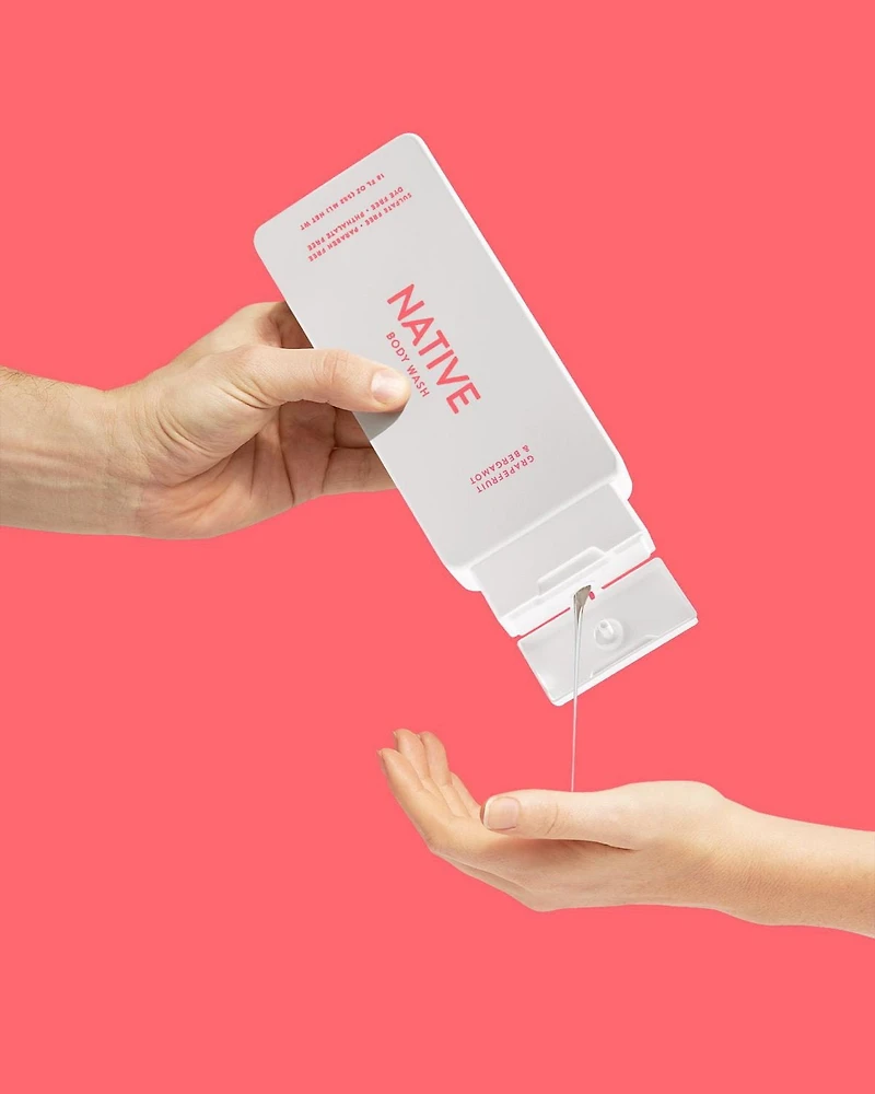 Native – Nettoyant pour le corps Pamplemousse et bergamote – sans sulfate, sans parabènes
