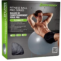 Ballon d'exercice IBF Pro Series - pompe incluse - disponible en 55, 65 et 75 cm