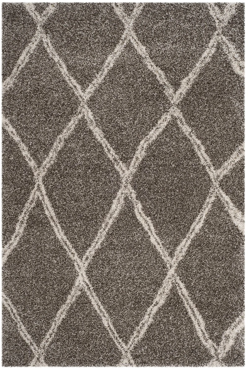 SAFAVIEH Hudson Adella Geometric Diamonds Shag Area Rug