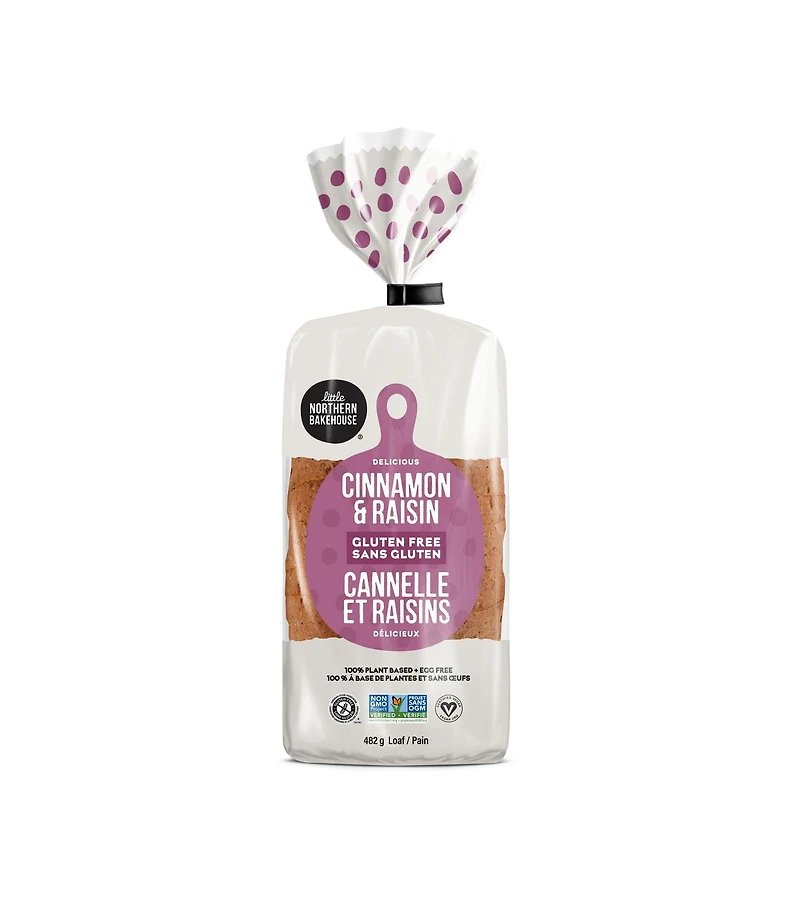Little Northern Bakehouse Gluten Free Cinnamon Raisin Bread, LNB GF Cinnamon Raisin Bread