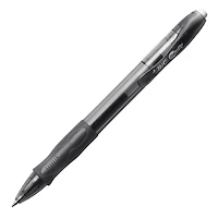 BIC Gel-ocity Original Retractable Gel Pen, Medium Point (0.7mm), Black Ink, 4-Count, Contoured Grip for Comfort and Control, 4 Pack