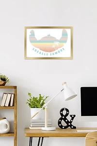 Disney Lilo and Stitch: Beach Vibes - Locally Famous Wall Poster