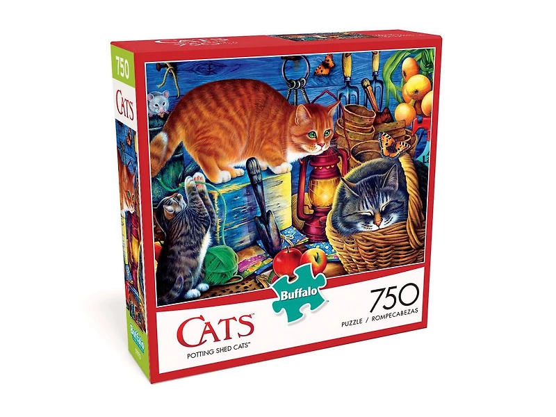 Buffalo Games Cats Potting Shed Cats 750 Piece Jigsaw Puzzle