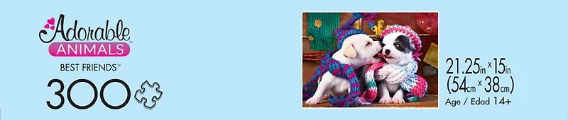 Buffalo Games - Adorable Animals - Le puzzle Best Friends - en 300 pièces