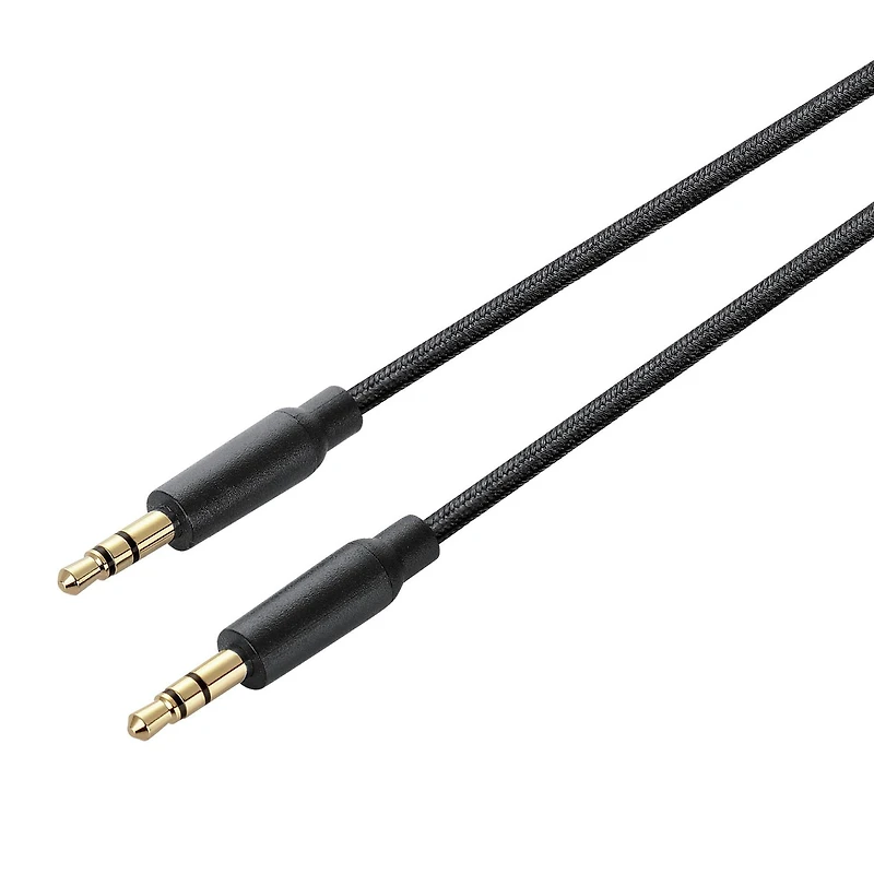 Câble auxiliaire de 1,8 m (6 pi) blackweb (Noir)