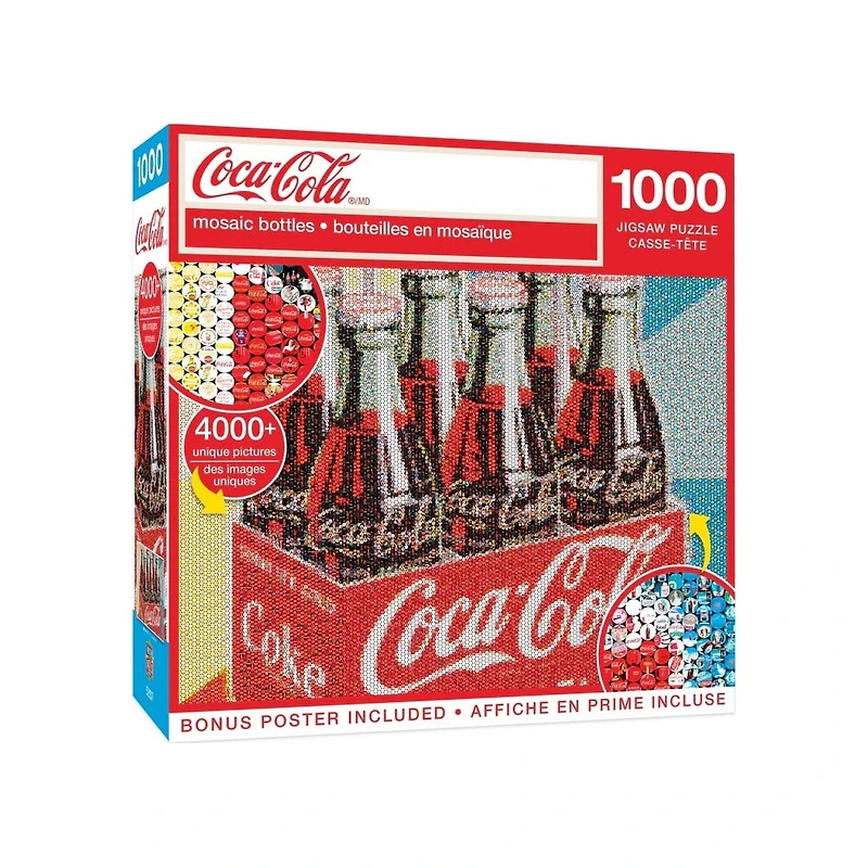 Masterpieces Puzzle Company Coca-Cola - Photomosaic Bottles casse-tête de 1000 pièces