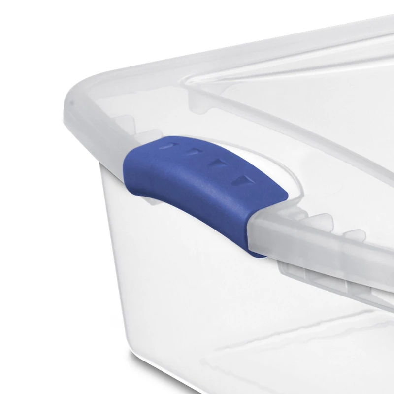 Boîte à verrou de Sterilite de 32 litres en bleu 32 litres