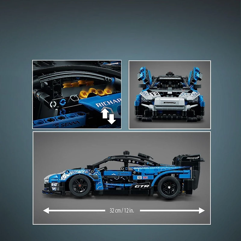 LEGO Technic McLaren Senna GTR 42123 Model Toy Building Kit (830 Pieces)
