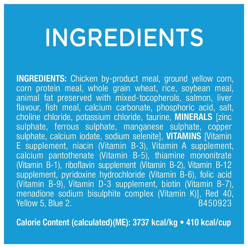 Cat Chow Complète avec Vrai Saumon, Nourriture Sèche pour Chats 1,6-6,4 kg