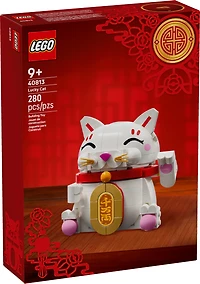 LEGO Chat porte-bonheur Pièce de décoration Ensemble de construction 40813