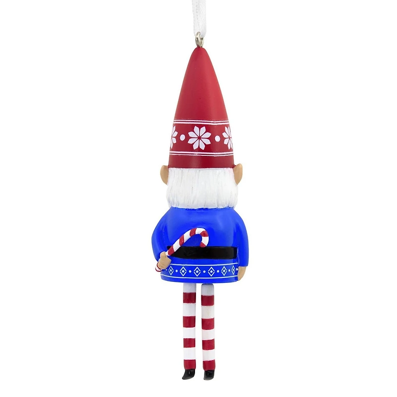 Hallmark Christmas Ornament (Gnome With Dangling Legs)