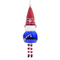 Hallmark Christmas Ornament (Gnome With Dangling Legs)