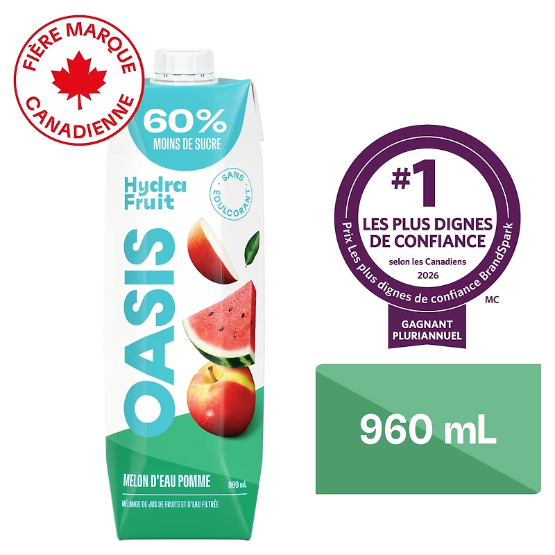 Melon d'Eau Pomme Jus de Fruits 960 mL