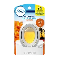 Assainisseur d’air Febreze Salle de bain, combat les odeurs, parfum Aloha hawaïen, 1unité 7.5ML