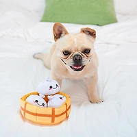 Hugsmart Soup Dumplings Dog Interactive Toy