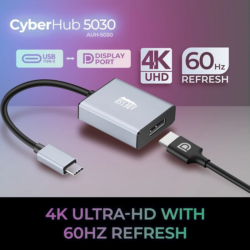 Adesso AUH-5030 - USB-C to Display Port Adapter