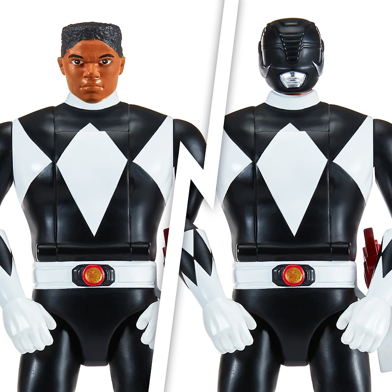 Mighty Morphin Power Rangers: Re-Ignition - Auto-Morphin Black Ranger Action Figure by Playmates Toys