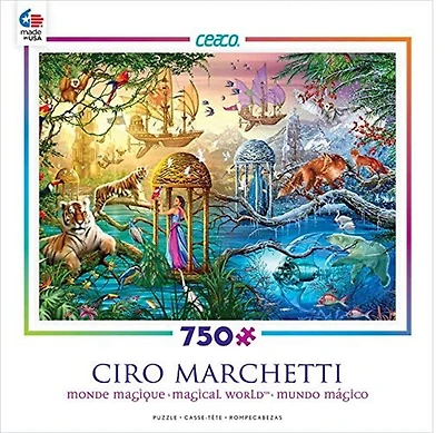 Ceaco Ciro Marchetti Magic World 750-Piece Puzzle Shangri-La